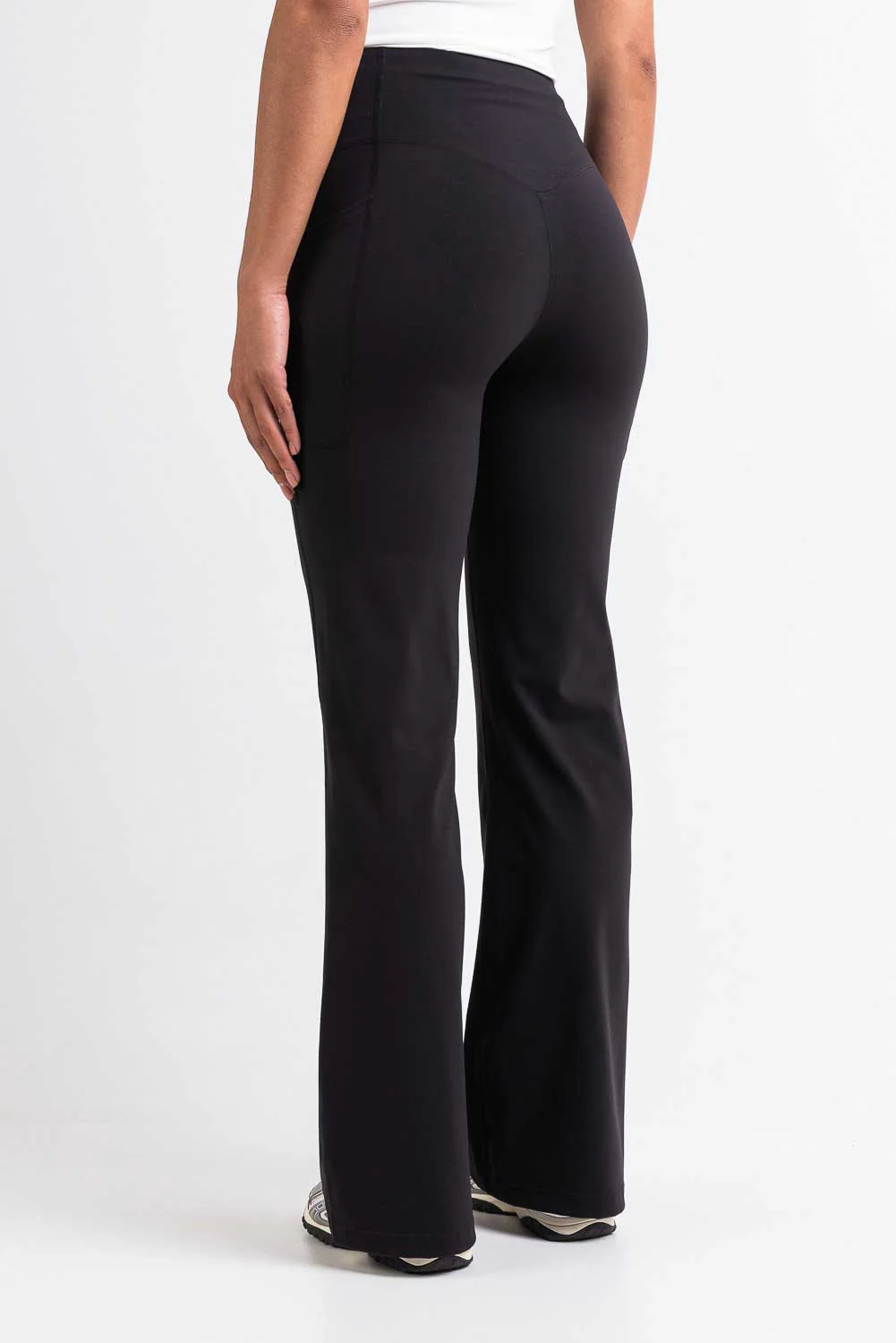 Aria 01High Bootcut Sportsbukser - Black - Image 2