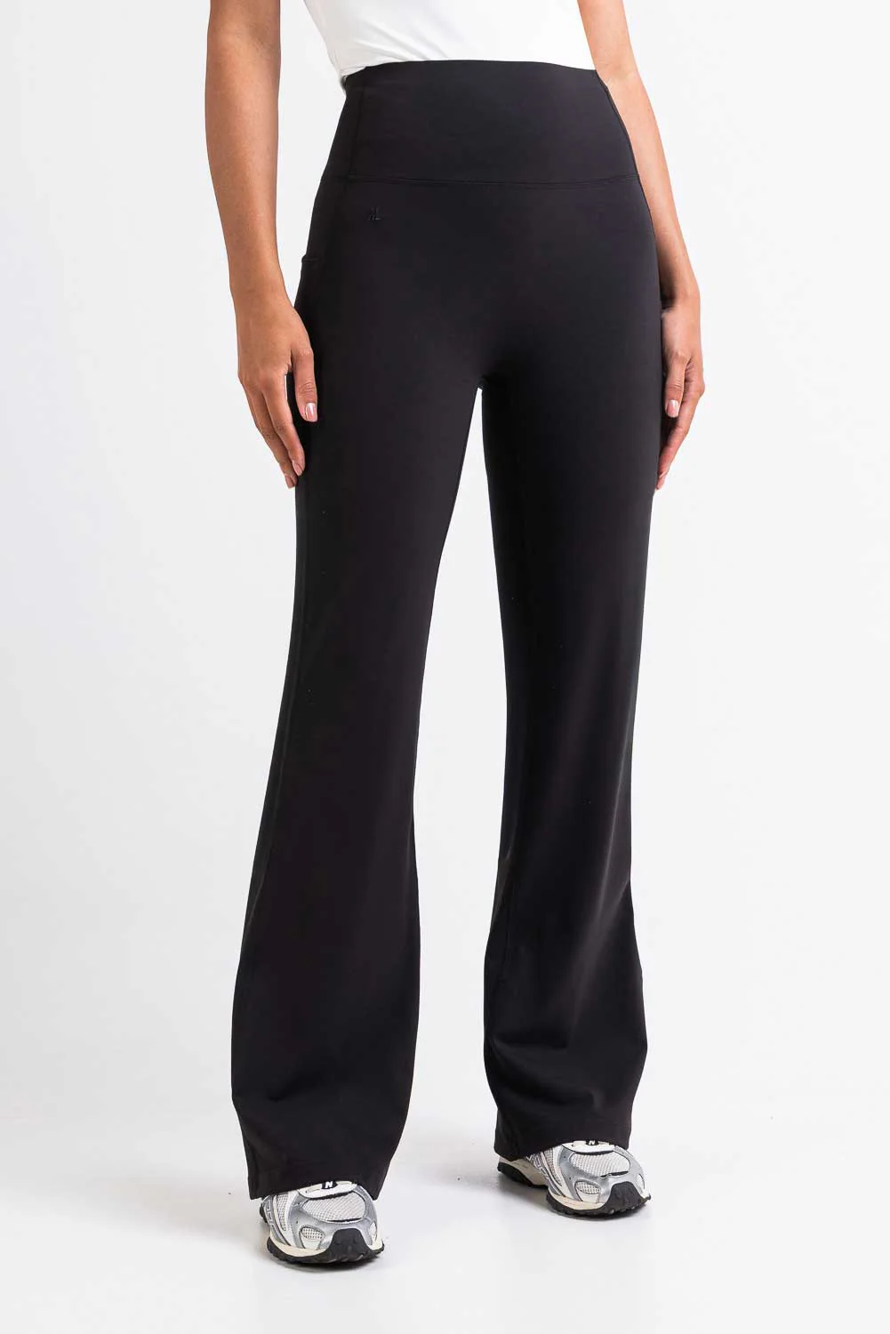 Aria 01High Bootcut Sportsbukser - Black - Image 4