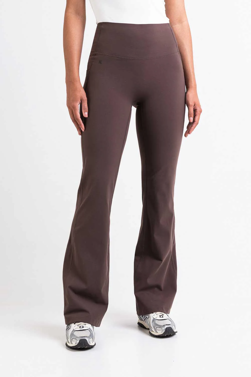 Aria 01High Bootcut Sportsbukser - Mocca - Image 4