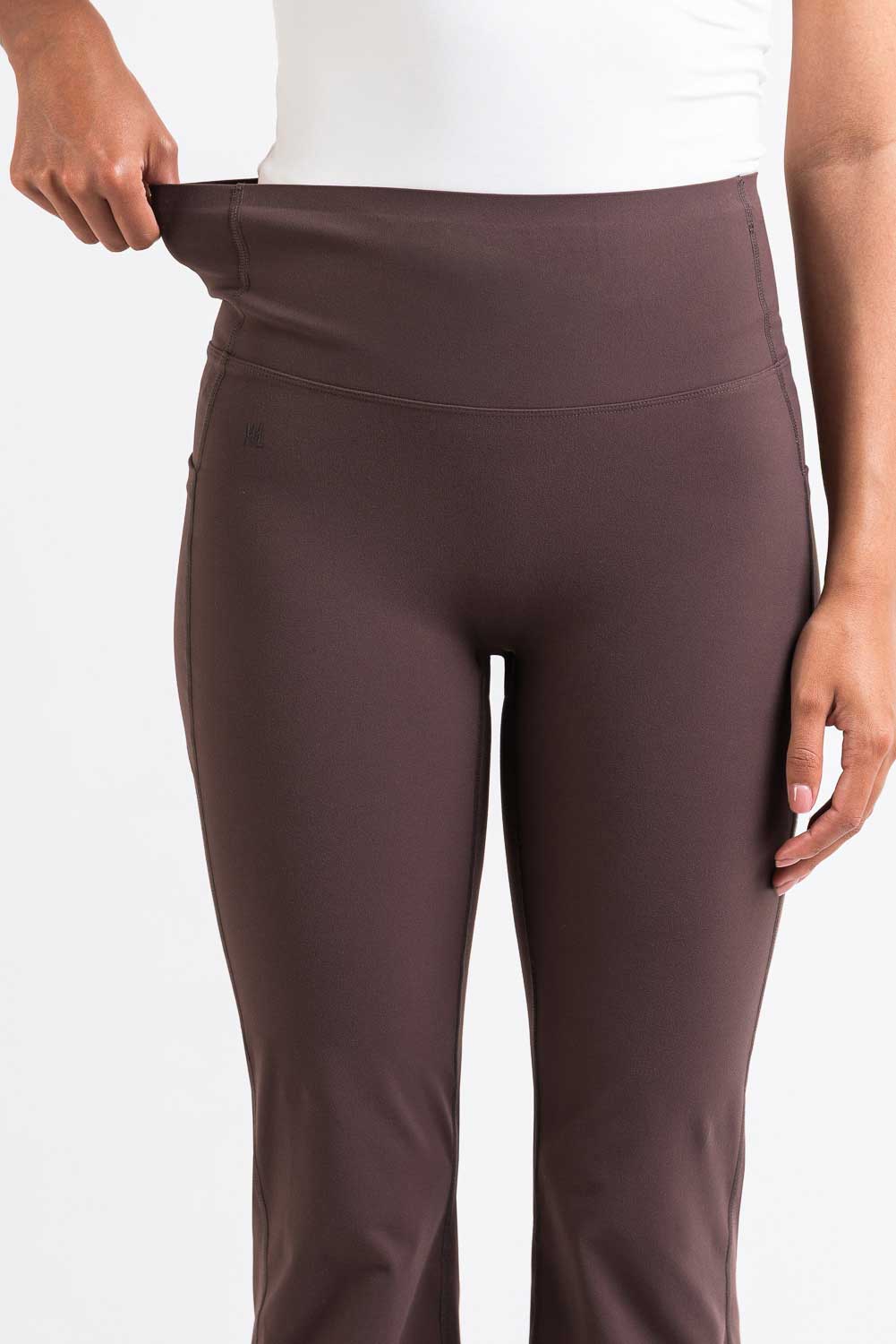 Aria 01High Bootcut Sportsbukser - Mocca - Image 5