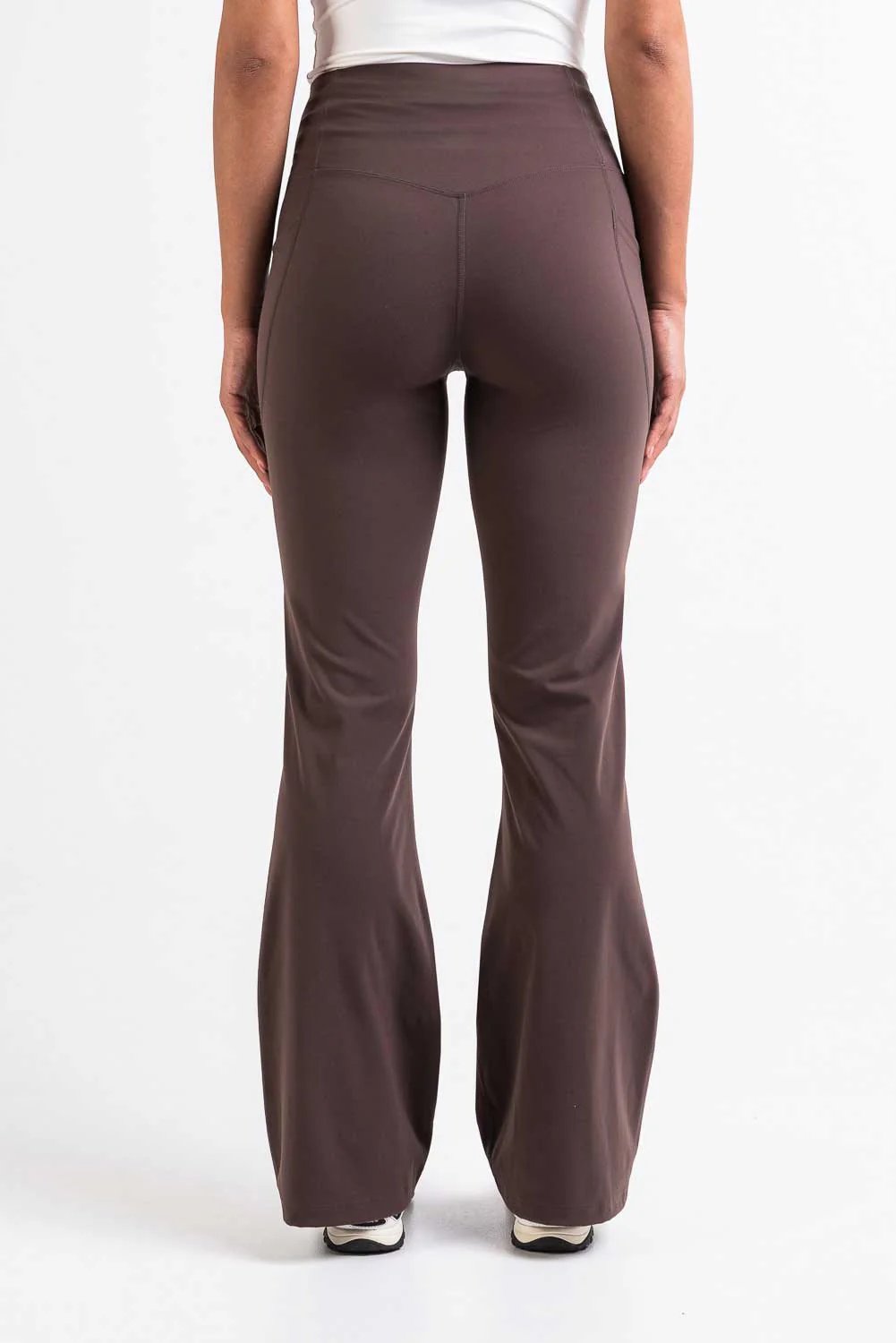 Aria 01High Bootcut Sportsbukser - Mocca - Image 6