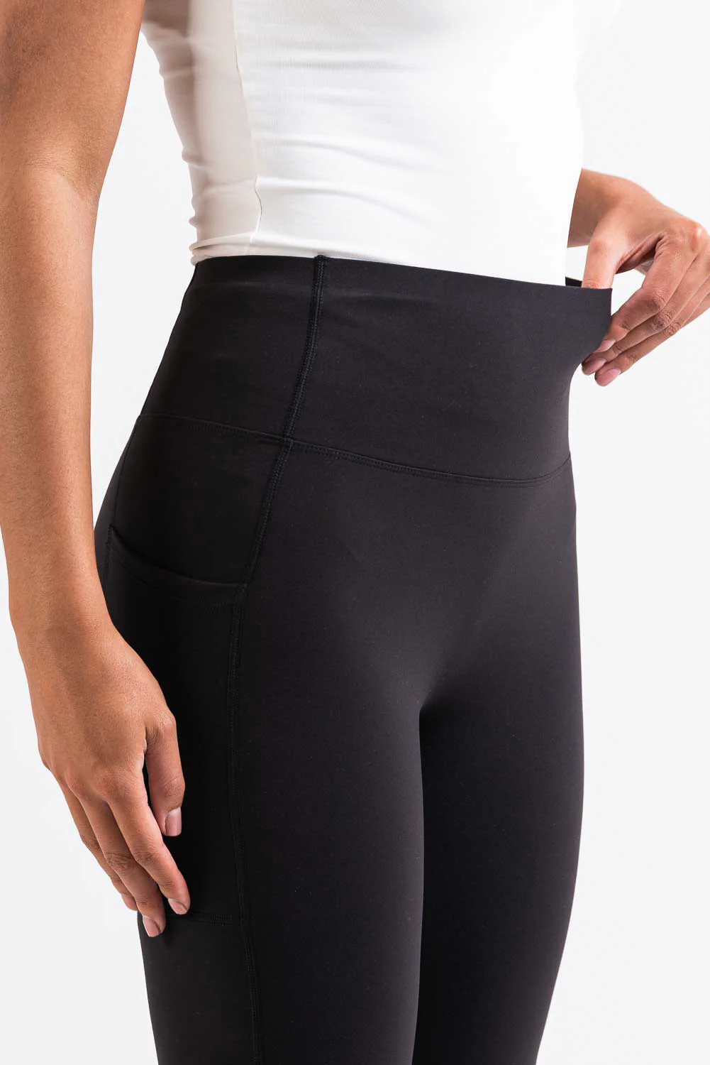 Aria 02High Skinny Sportsbukser - Black - Image 5