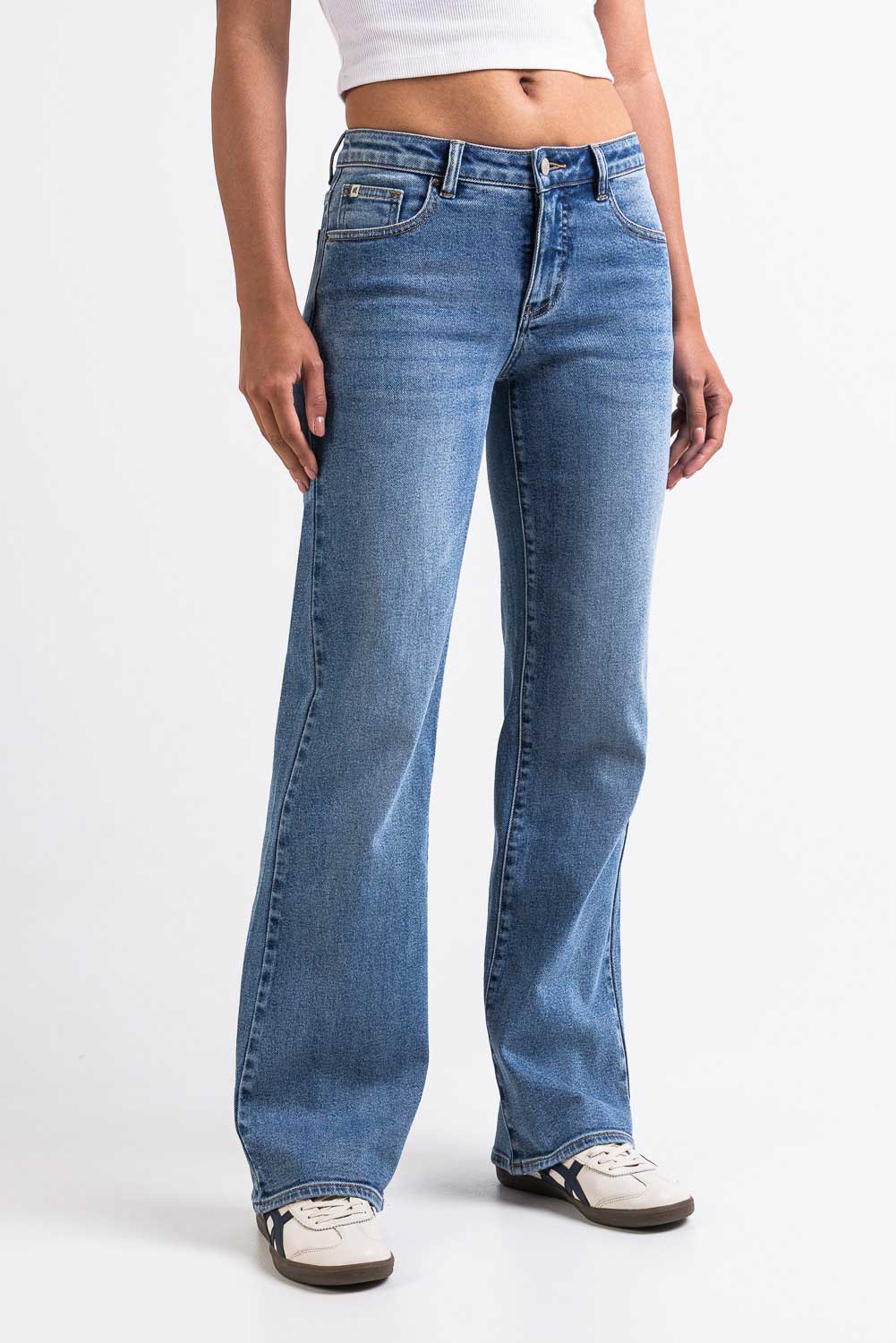 Dina 02Low Rette Jeans - Blue - Image 4