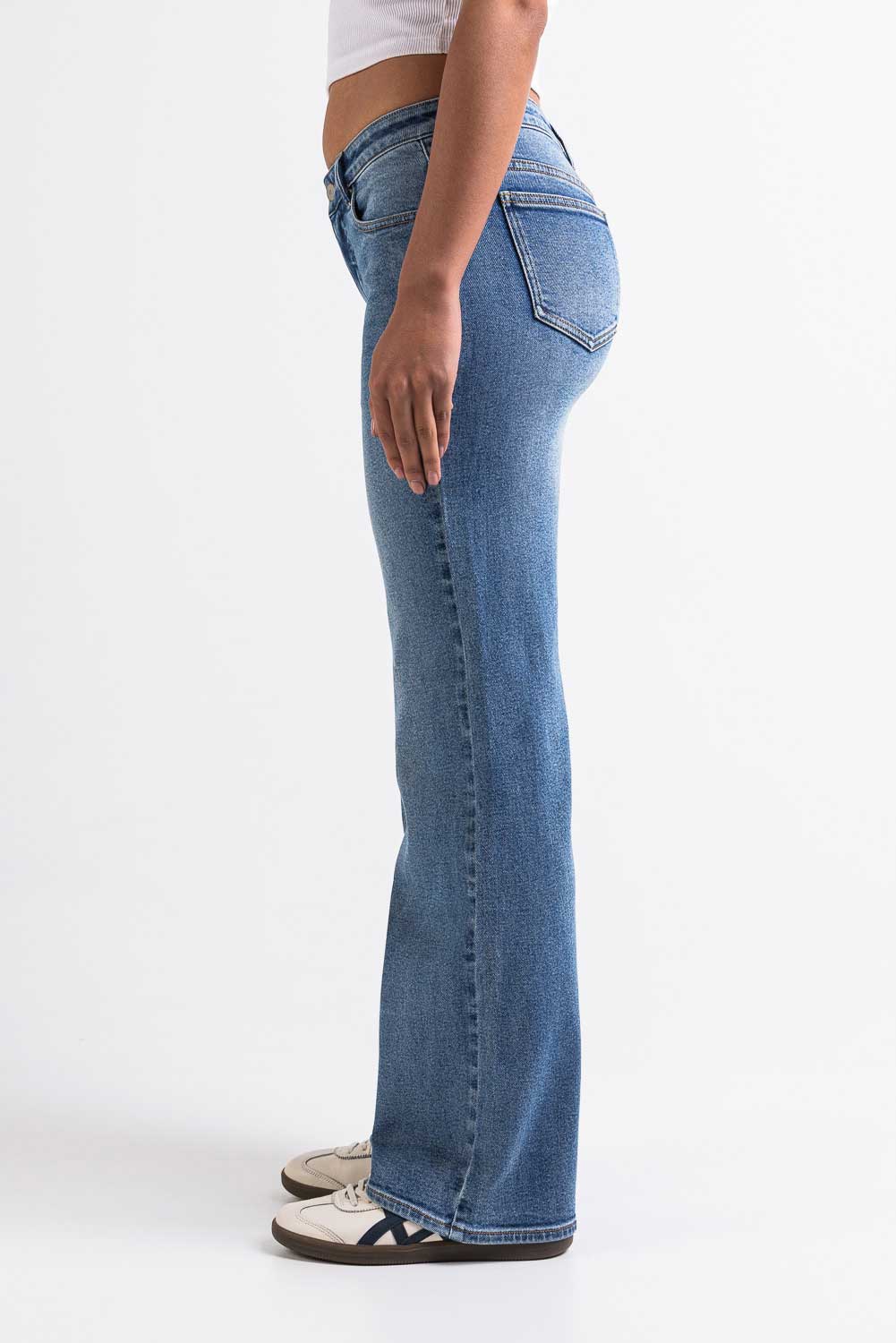 Dina 02Low Rette Jeans - Blue - Image 5