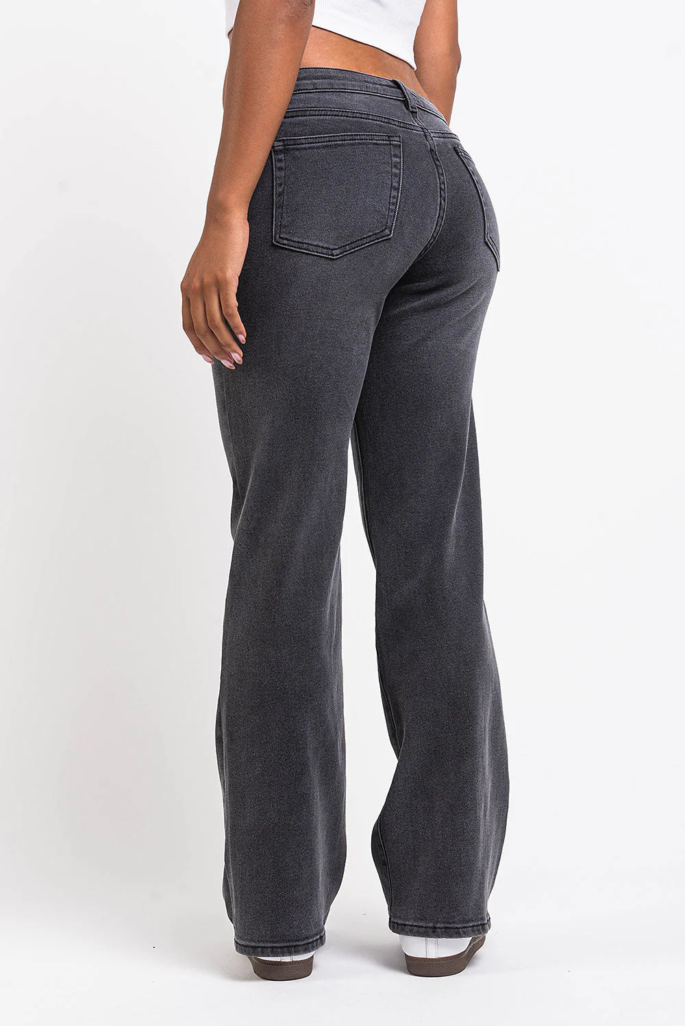 Dina 02Low Rette Jeans - Dark Grey - Image 2