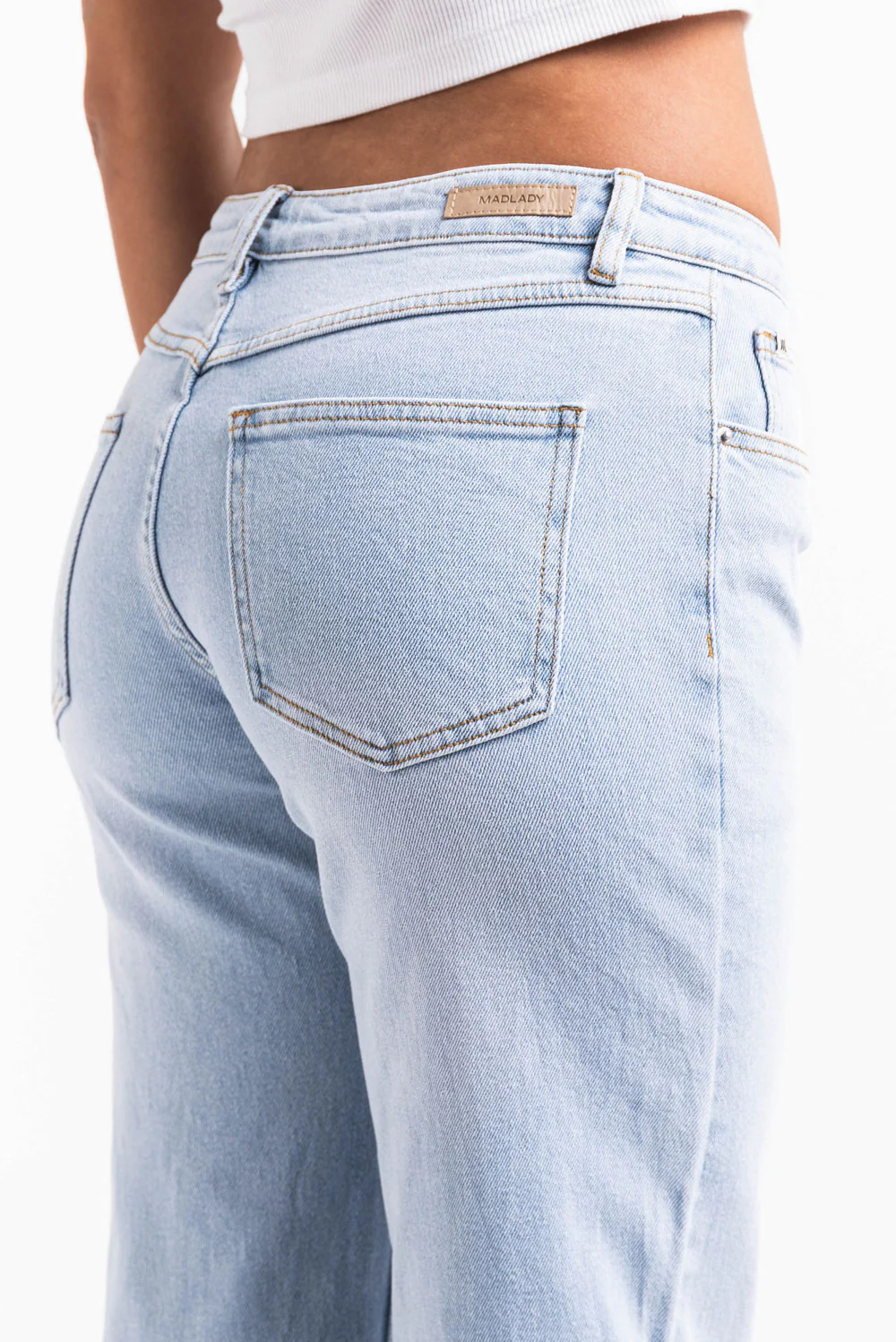 Dina 02Low Rette Jeans - Bleach Blue - Image 3