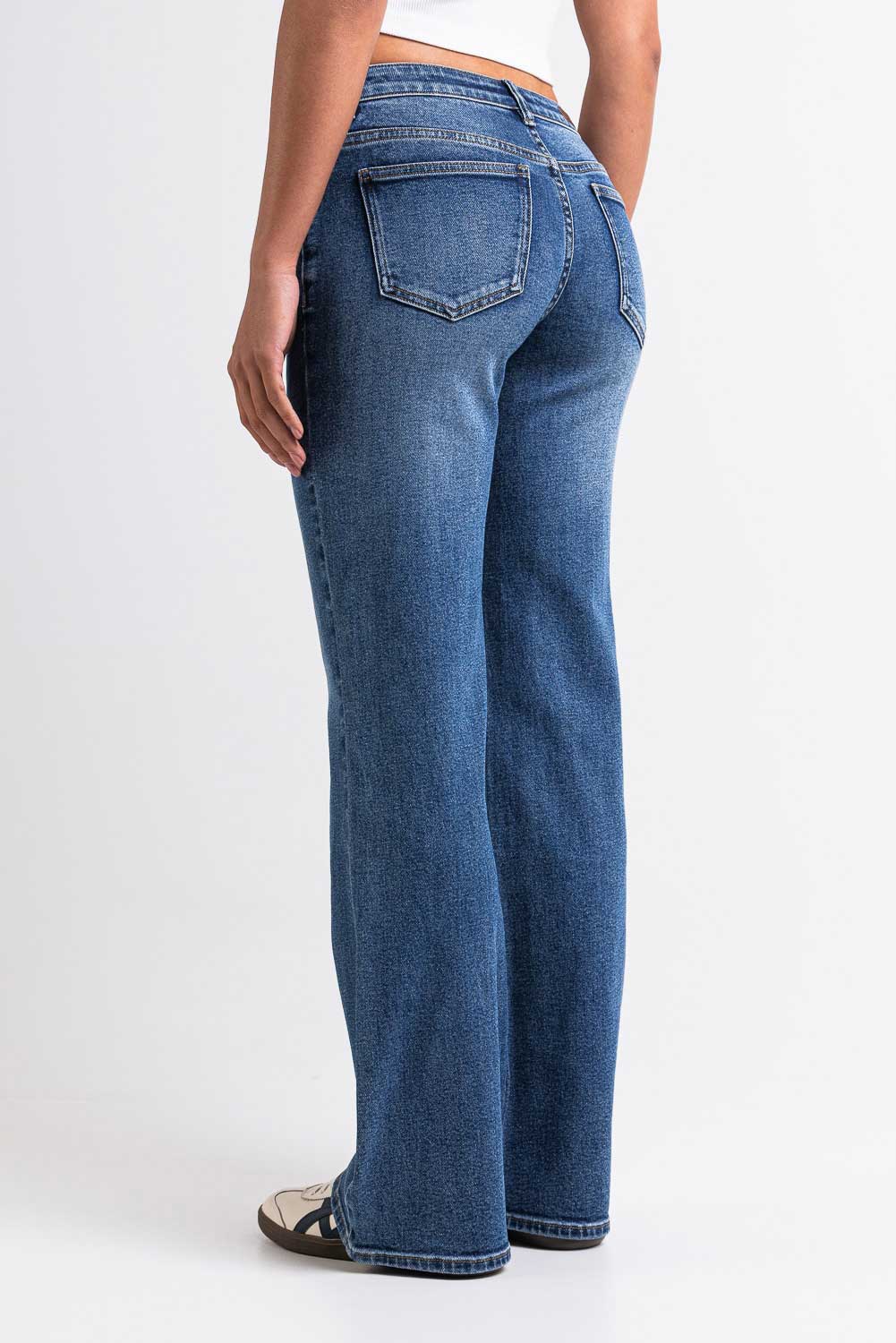 Dina 02Low Rette Jeans - Classic Blue - Image 2