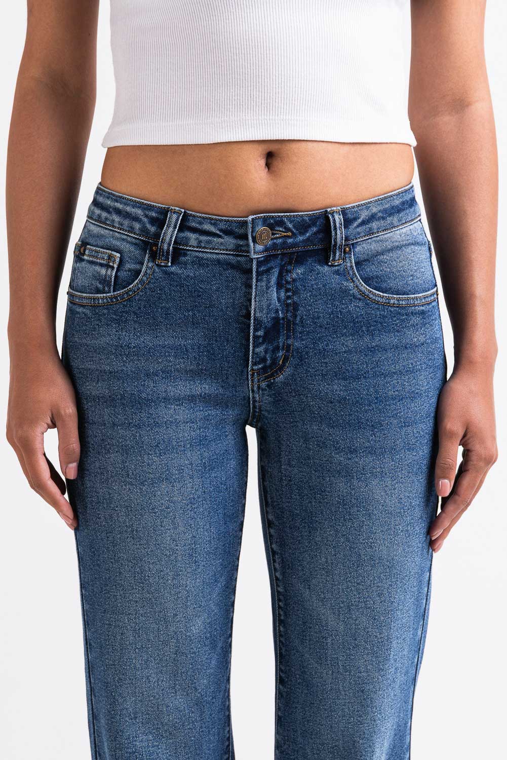 Dina 02Low Rette Jeans - Classic Blue - Image 3
