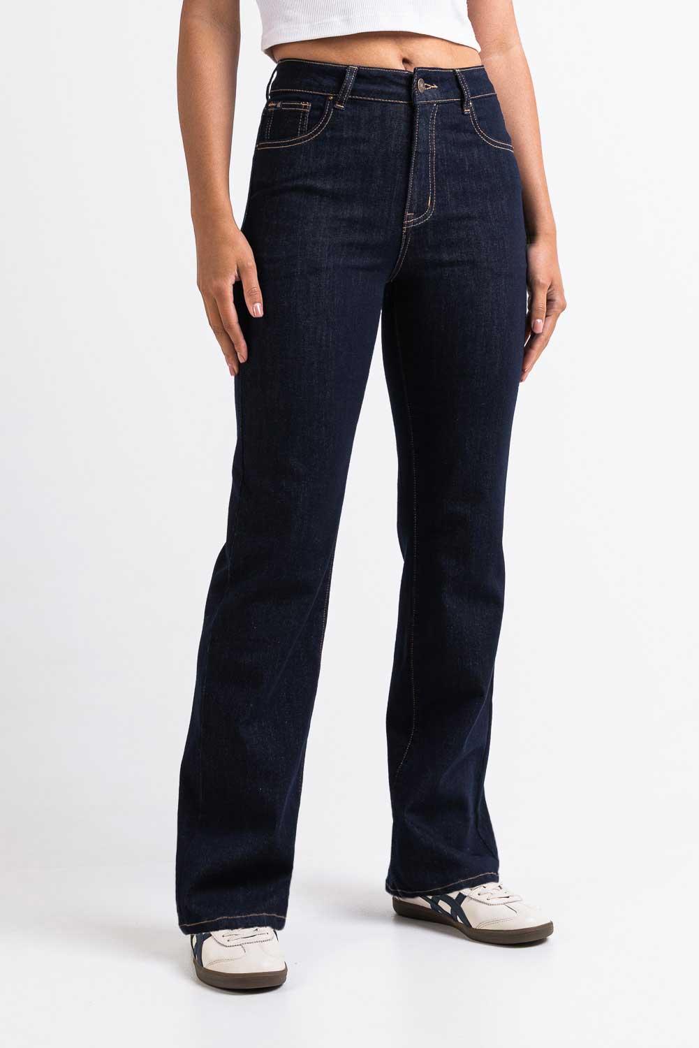 Disa 01High Rette Jeans - Raw Denim - Image 4