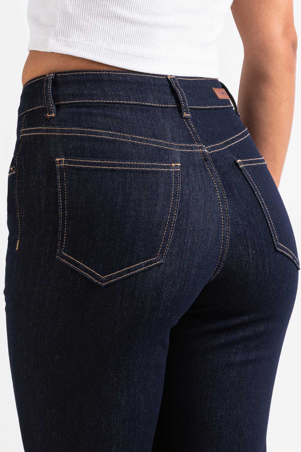 Disa 01High Rette Jeans - Raw Denim - Image 5