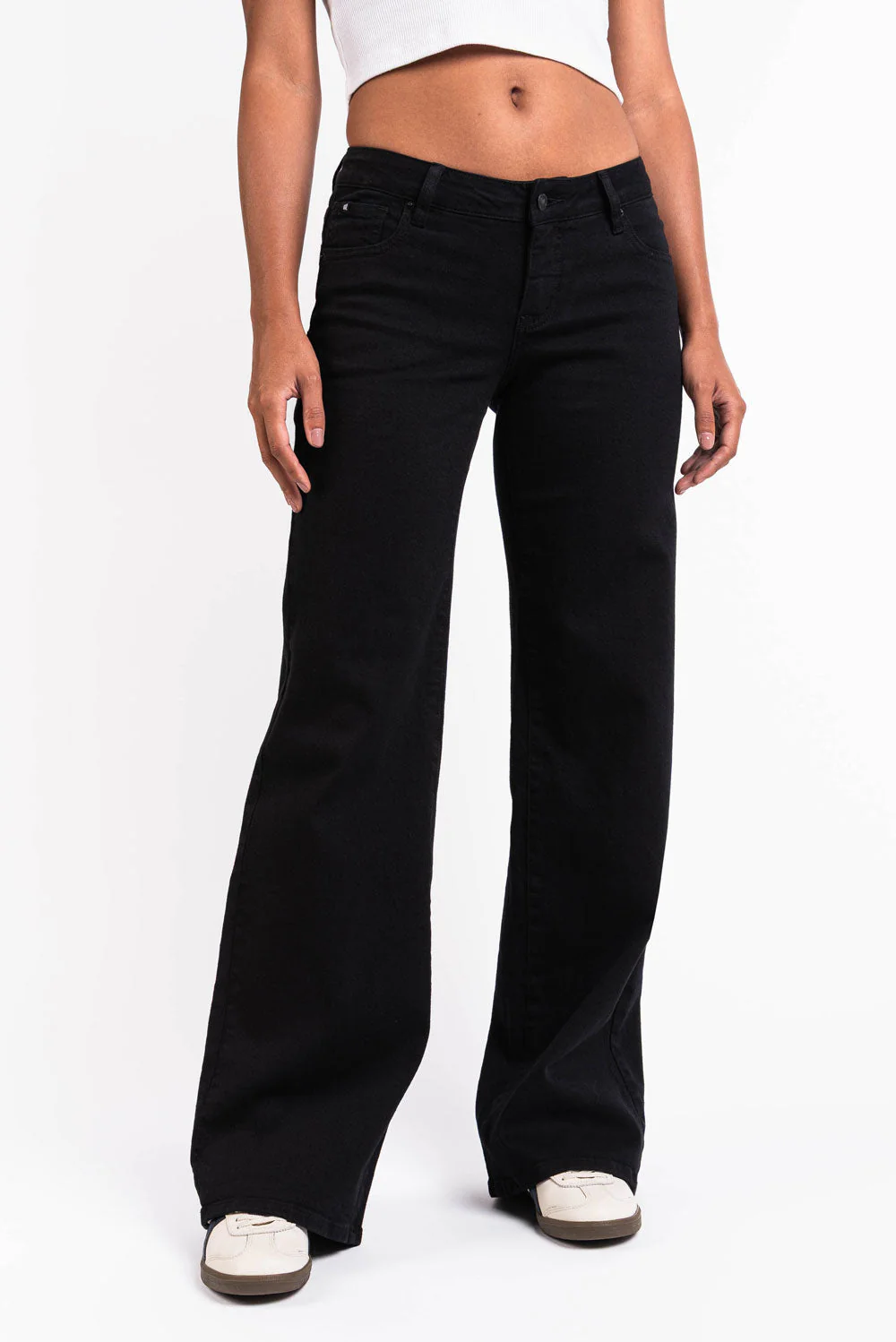 Disa 01Low Rette Jeans - Black - Image 3