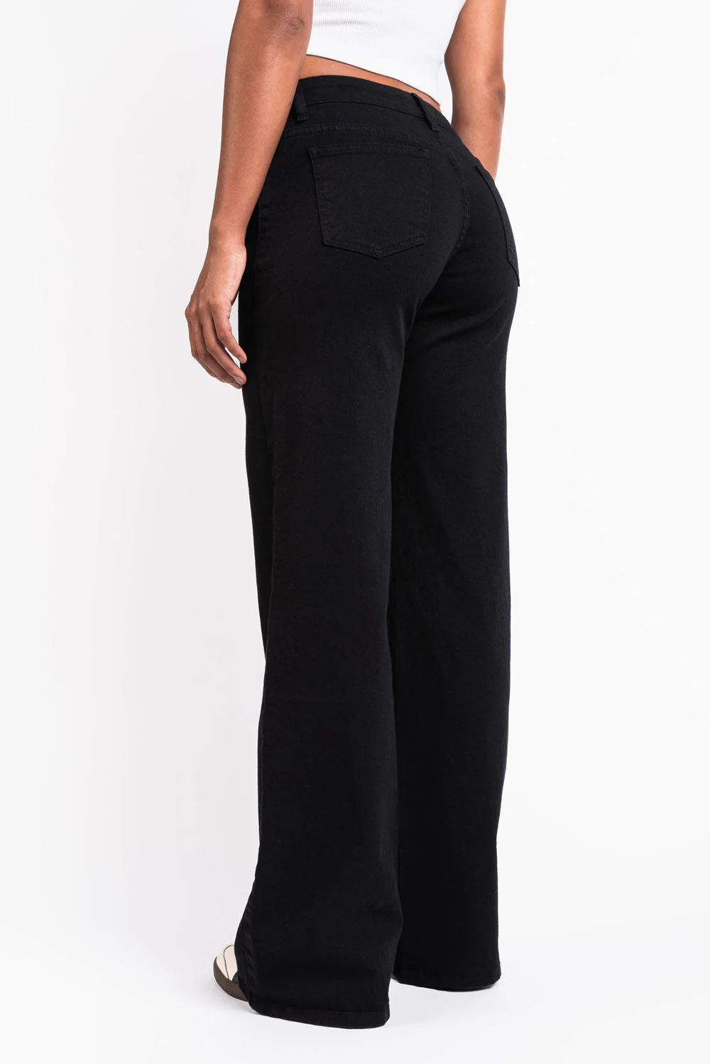 Disa 01Low Rette Jeans - Black - Image 4