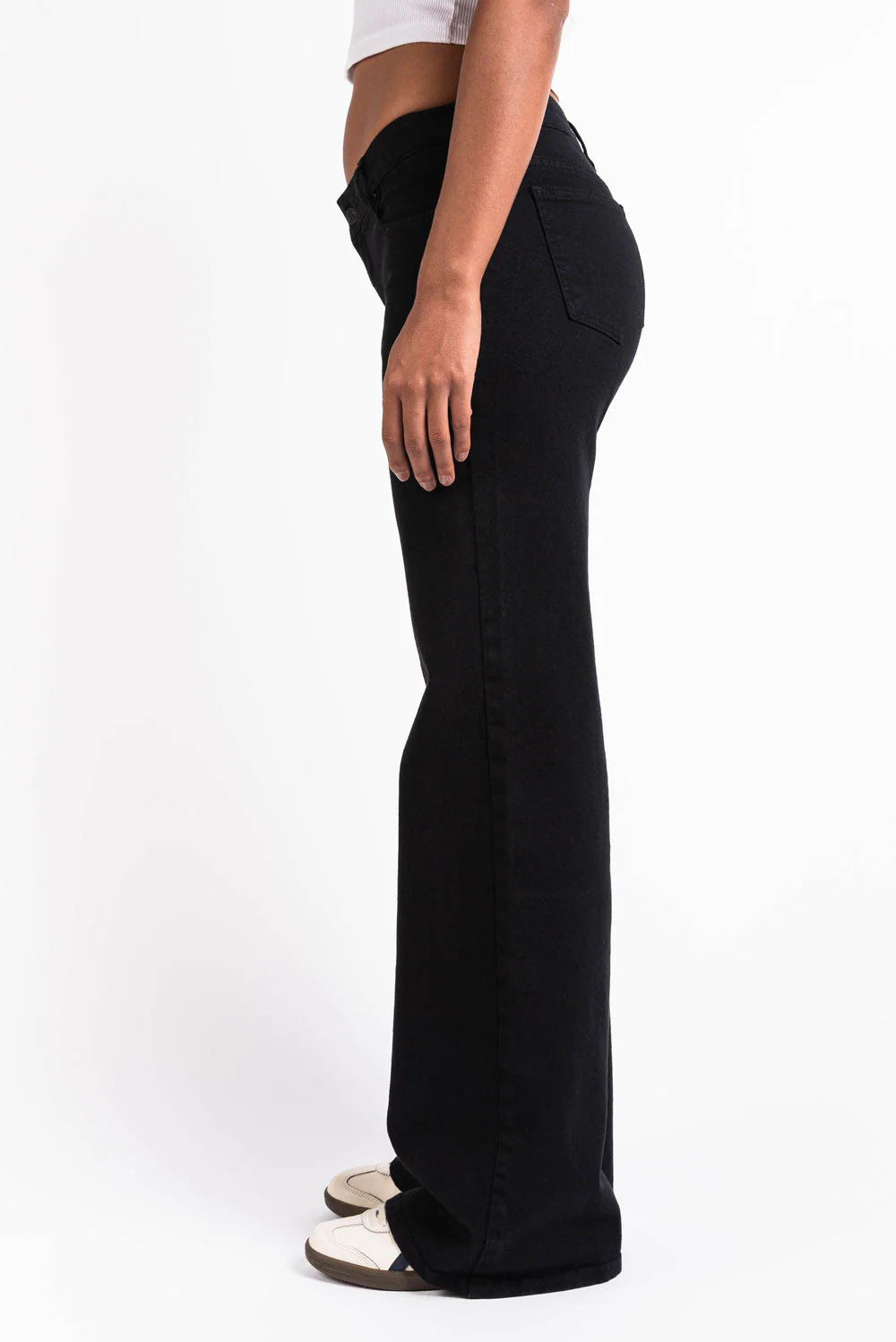 Disa 01Low Rette Jeans - Black - Image 5
