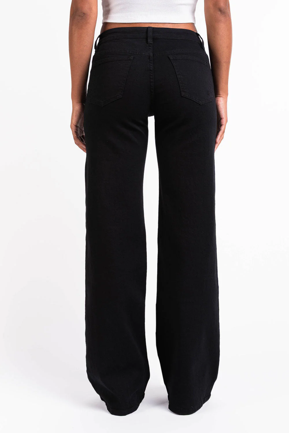 Disa 01Low Rette Jeans - Black - Image 6