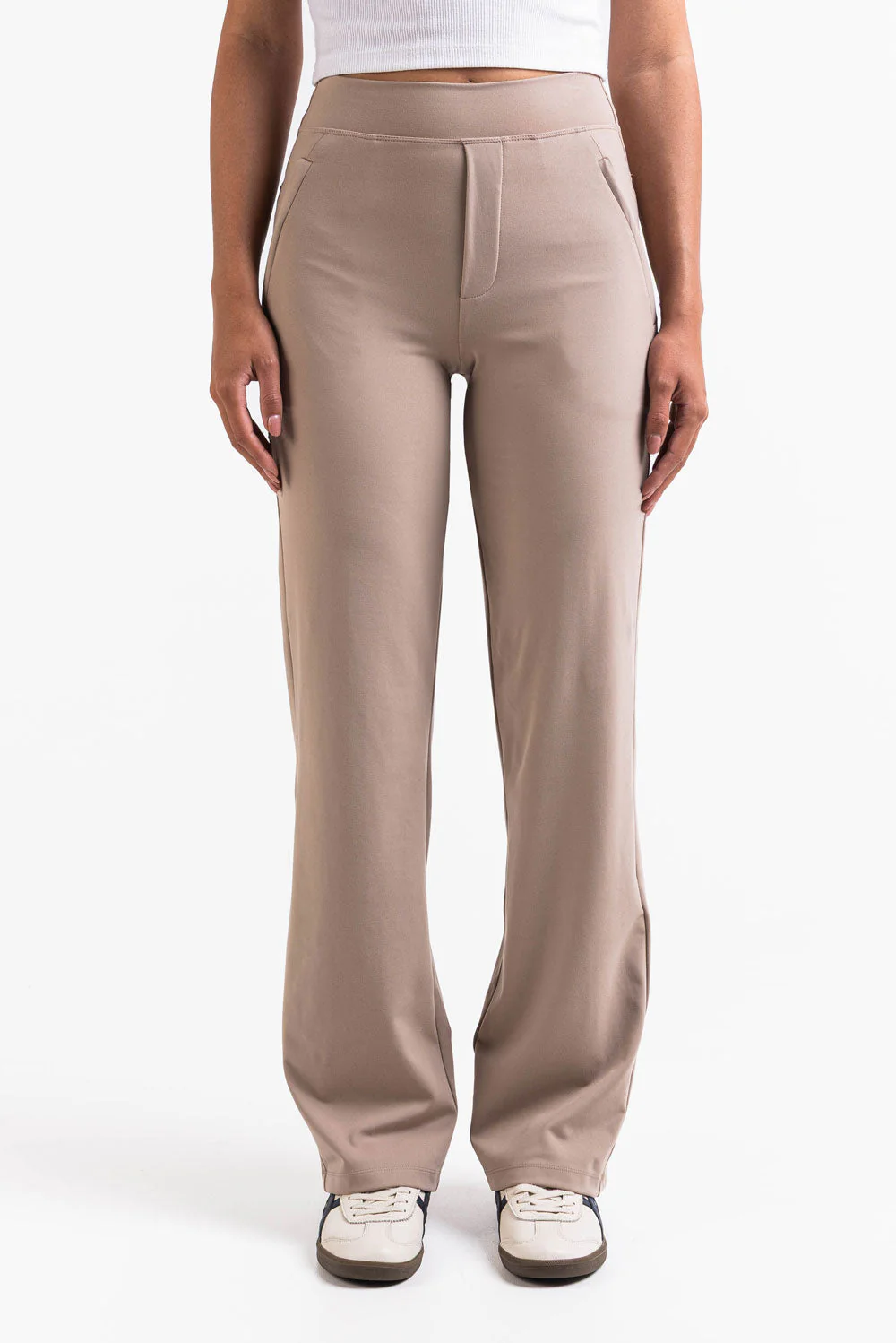 Holly 08High ActiveFlex Rette Bukser - Beige - Image 4