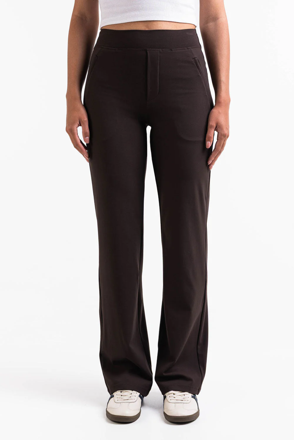 Holly 08High ActiveFlex Rette Bukser - Brown - Image 4