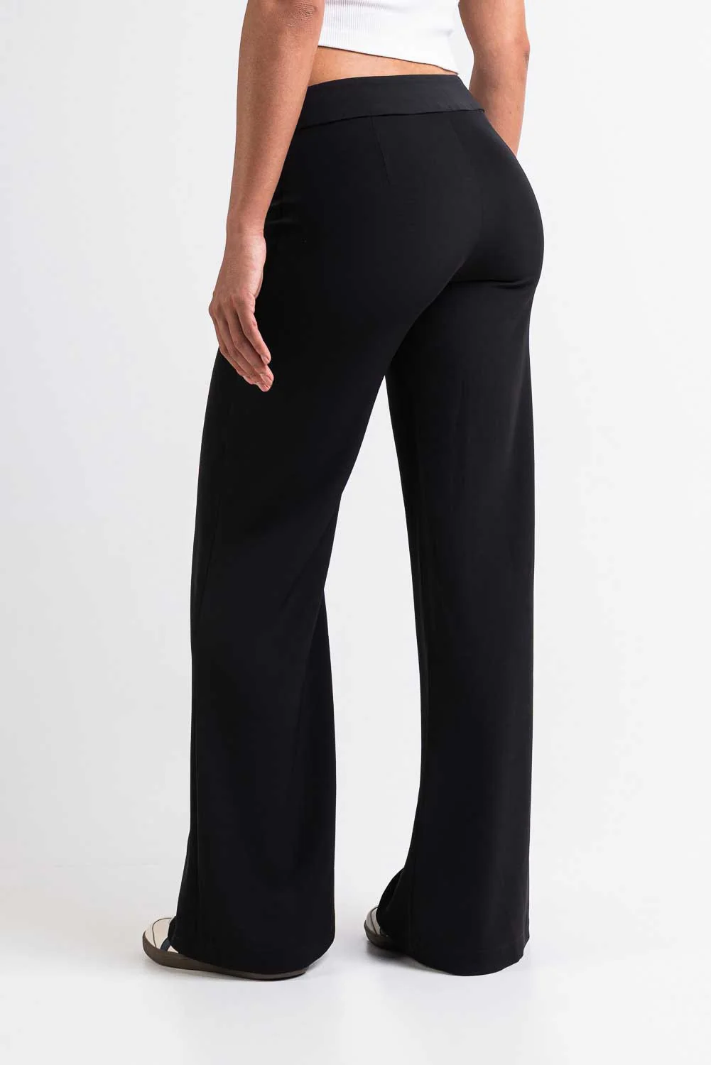 Leia 01Low Flared Dressbukser - Black - Image 5