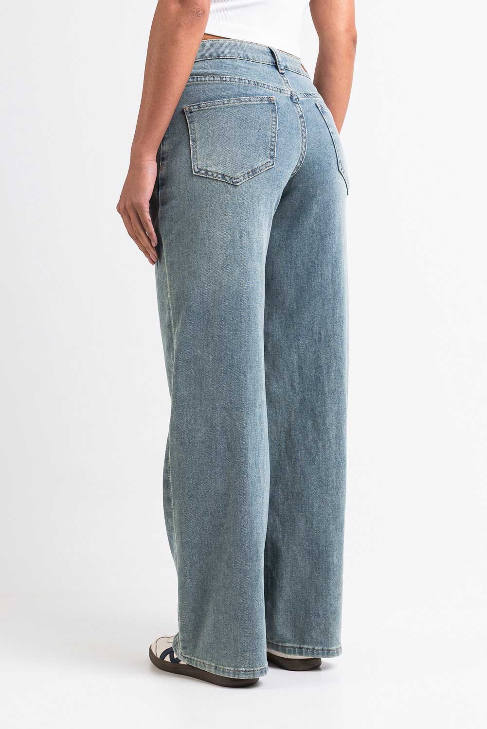 Mikka 03Mid Vide Jeans LightWeight - Antique Blue - Image 2