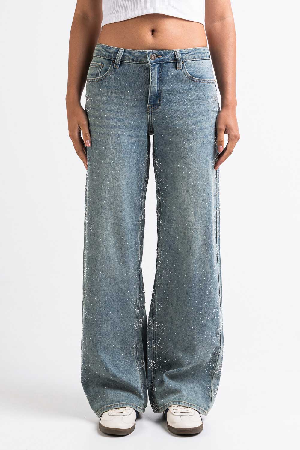 Mikka 03Mid Vide Jeans - Vintage Blue Diamond - Image 6