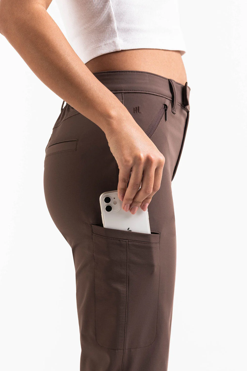 Sierra 01Mid GoUrban Bootcut Bukser - Mocca - Image 4