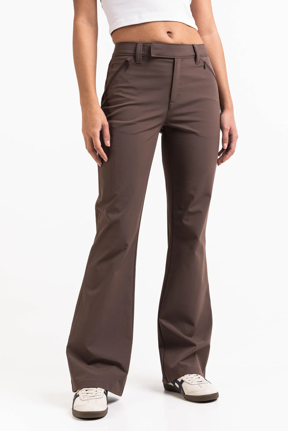 Sierra 01Mid GoUrban Bootcut Bukser - Mocca - Image 5