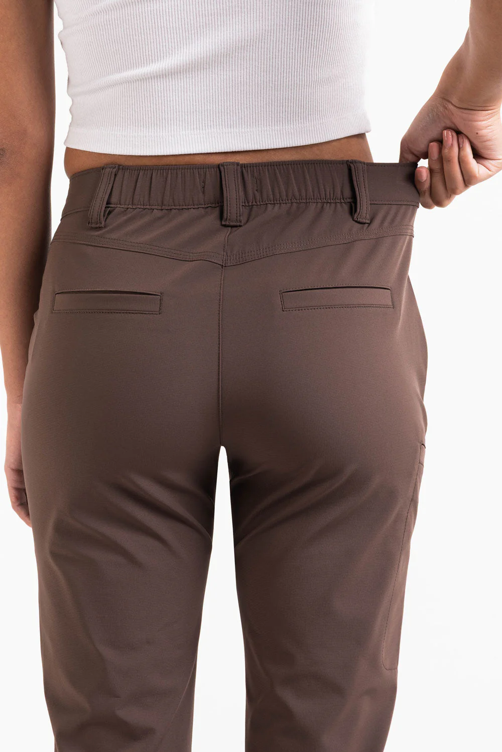 Sierra 01Mid GoUrban Bootcut Bukser - Mocca - Image 7