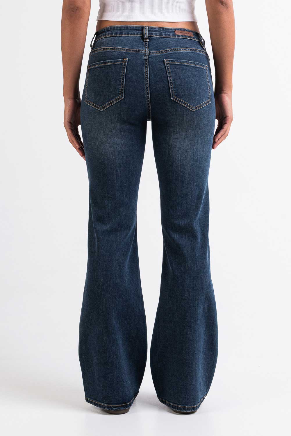 Taylor 02Low Bootcut Jeans - Vintage Blue - Image 5