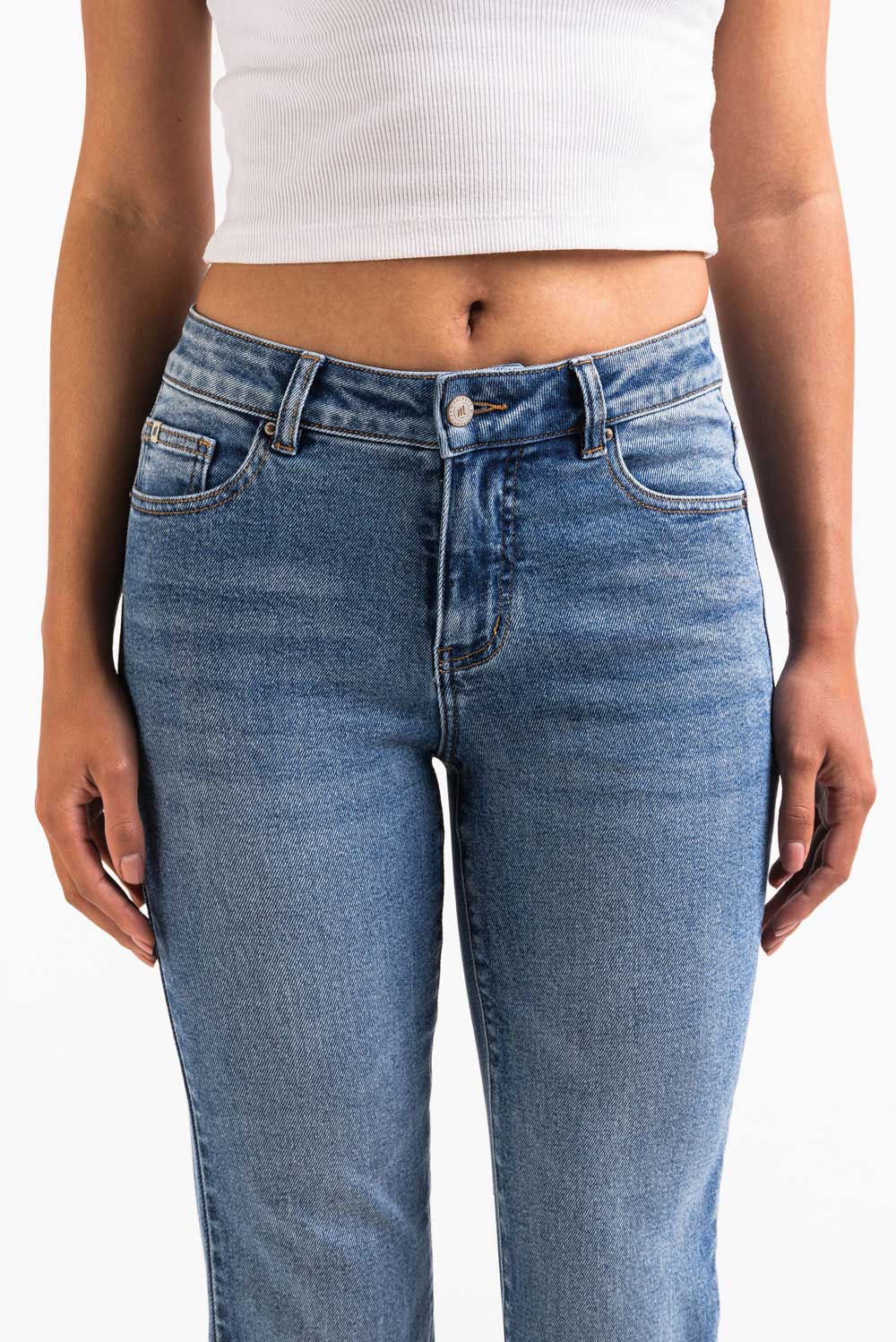 Taylor 02Mid Bootcut Jeans - Blue - Image 3