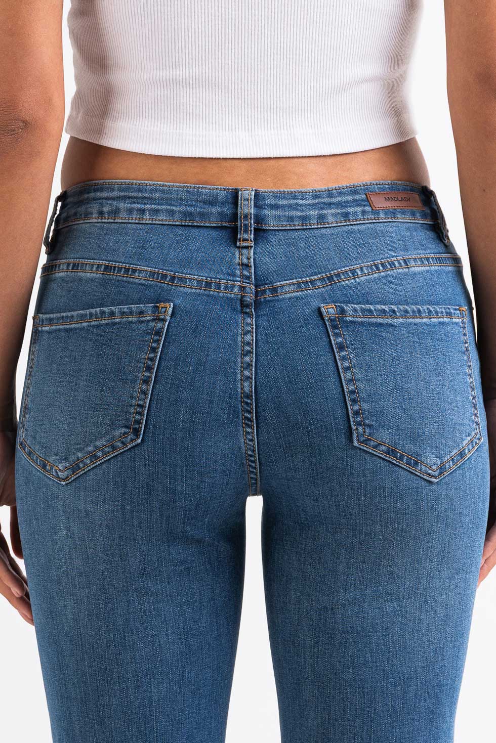 Taylor 02Mid Bootcut Jeans - Denim Blue - Image 3