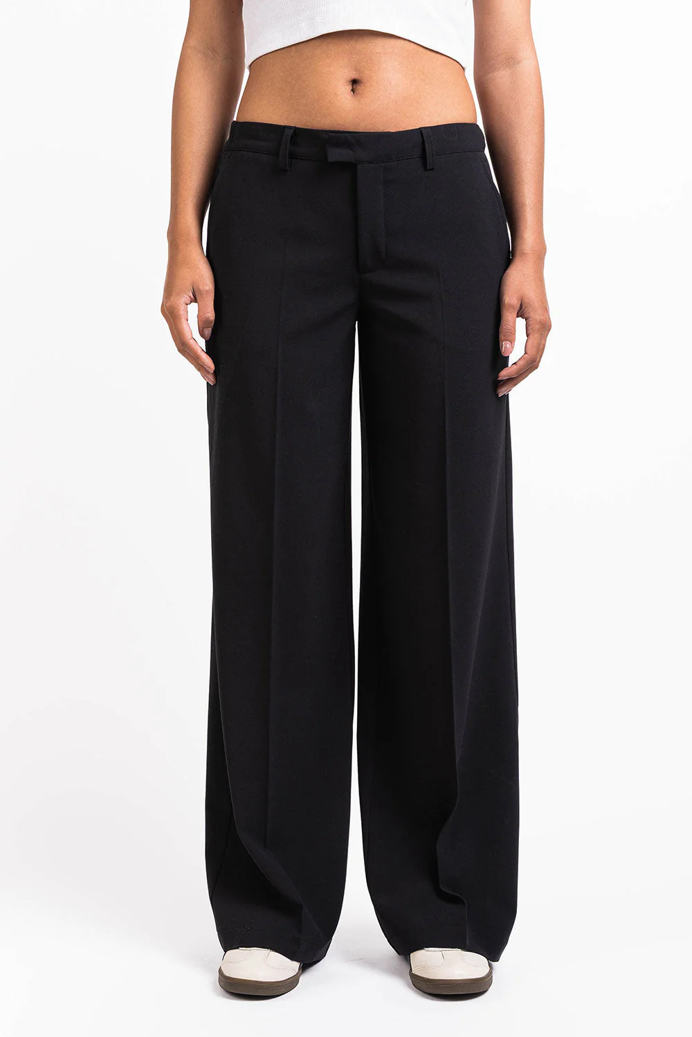 Thilde 01Low Vide Dressbukser - Black - Image 2